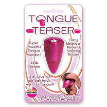 Load image into Gallery viewer, Tongue Teaser Vibrator (Magenta) with Free Bottle of Adult Toy Cleaner
