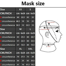 Load image into Gallery viewer, Latex Hood mask for Women sm Mask Full Face Big Mouth with Red Detachable Blindfold Zipper Latex Mask Fetish (L, No Blindfold)
