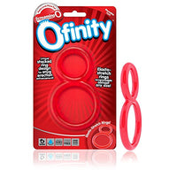 Ofinity Double Ring Red