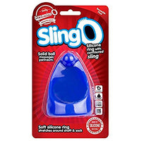 Screaming O SlingO Blue with Free Bottle of Adult Toy Cleaner