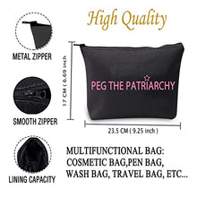 Load image into Gallery viewer, JXGZSO Funny Adult Stash Bag Bondage Stuff Kit Bag BDSM Zipper Makeup Bag or Pouch (THE PATRIARCHY B)
