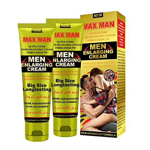 Men Massage Cream Hotiary Longer and Thicker Penis Enhancement Cream Penis Enlargement Cream Sex Organ Enlargement Cream for Men Private Sex Products (2 Pack Yellow)