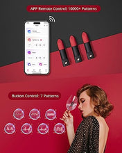 Load image into Gallery viewer, LOVENSE Exomoon Mini Bullet Vibrator Bluetooth Secret Lipstick Vibrator, Waterproof Nipple, Clitoris &amp; G Spot Massager for Women, Small Portable Vibrating &amp; Massaging Adult Sex Toys for Couples
