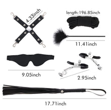 Load image into Gallery viewer, Sex Bondage BDSM Kit Restraints, Set Sex Toys Cortex with Hand Cuffs Ankle Cuff Bondage Collection. (10Pcs)
