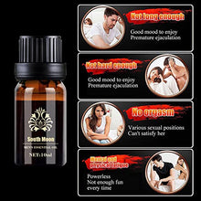 Load image into Gallery viewer, HEXILIN Men External Delayed Spray Delayed Ejaculation Penis Massage Oil 10ML (Black, One Size)
