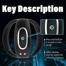 Load image into Gallery viewer, Vibrating Cock Ring with App for Men Erection, Penis Rings Vibrator Toys for Men&#39;s Sex, Unlimited Vibration Mode for His Pleasure, Anillos para El Pene Sexuales Adult Sex Toys for Male
