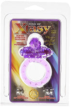 Load image into Gallery viewer, Golden Triangle Ring Of Xtasy Turtle Series Vibrating Silicone Cock Ring, Purple
