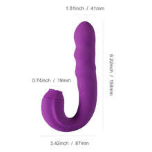 Load image into Gallery viewer, 10 Powerful Vibrating Modes, 3 in 1 G Spot Vibrator with Rotating Head &amp; Clit Licker, 2022 Sex Toy for Women
