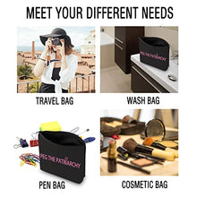 Load image into Gallery viewer, JXGZSO Funny Adult Stash Bag Bondage Stuff Kit Bag BDSM Zipper Makeup Bag or Pouch (THE PATRIARCHY B)
