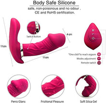 Load image into Gallery viewer, Wearable Clitoral G-spot Butterfly Vibrator, Wireless Remote Control Nipple Suction Cup Vibrator, 7 Powerful Vibrations, Rechargeable Adult Female Sex Toy Thrust Realistic Dildo
