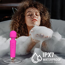 Load image into Gallery viewer, SIKXTOA Mini Vibrator, 8 Speeds 20 Patterns, G Spot Cordless Wand Massager, Clitoral Stimulator, Dildo, Sex Toys, Rechargeable Handheld Powerful Silent Waterproof Female Adult Toys (Wave Rose)
