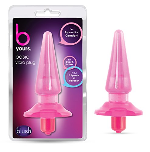 3 Speed Vibrating Anal Butt Plug - Buttplug Vibrator - Sex Toy for Women and Men (Pink)