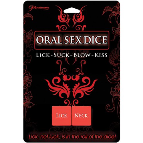 Adult Sex Toys Oral Sex Dice (Lick-Suck-Blow-Kiss)