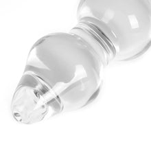 Load image into Gallery viewer, Epichao Clear Glass Anal Plug G-spot Massager Crystal Butt Plug Expander Anal Sex Toys for Couples (5.9&quot;)
