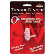 Load image into Gallery viewer, Tongue Dinger Vibrator (Magenta) with Free Bottle of Adult Toy Cleaner
