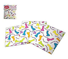 Load image into Gallery viewer, Candyprints Super Fun Penis Party Napkins, 48 Piece Pack
