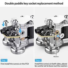 Load image into Gallery viewer, Telegram Double Paddle CW Key MCT02 Rose Gold and Double Paddle Key Socket Replacement
