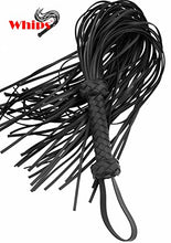 Load image into Gallery viewer, AOXVIA 30&quot; Whip for Sex Play, BDSM Leather Flogger Adult Sex Whip, Spanking Flogger BDSM Play, Black Sex Whip
