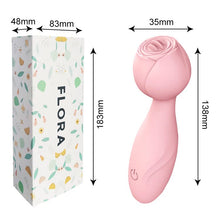 Load image into Gallery viewer, Rose Toy Vibrator for Woman, Clitoral Tongue Vibrator Sex Toys with 10 Vibration Modes, G-spot Rose Massager Licking Stimulator for Women
