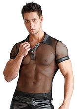 Load image into Gallery viewer, Underwear Men&#39;s Shirt Wetlook, Black, XX-Large, 230 Gram - Svenjoyment
