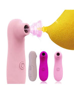 Load image into Gallery viewer, Silicone Suction Massager 10 Speed Discreet Packaging (Hot Pink)
