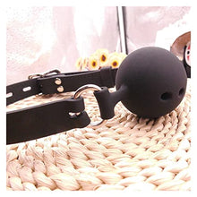 Load image into Gallery viewer, COVETHHQ Silicone Open Mouth Gag Sex Bondage BDSM Fetish Restraints Toy Ball Exotic Accessories Fetish Sex (Color : SM14-black-S)
