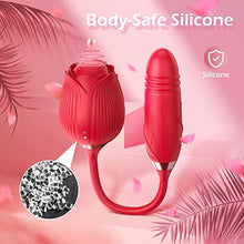 Load image into Gallery viewer, Dual Head Sex Tongue for Licking and Sucking, Rose Toy for Women, Clitorals Stimulator, Electric Women Relaxing Toy, Woman Suction 10 Modes
