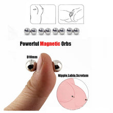 Load image into Gallery viewer, Magnetic Bead Nipple Clamps for Sex Pleasure, Clitoris Clips Bead, Weight Ball Nipple Clamps Sexual Pain for Women &amp; Men, Nipple Toys for Daily Wearing or Flirting (8pcs)
