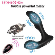 Load image into Gallery viewer, Silicone Prostata Male Prostate Remote prostatic Massage Massaging USB Recharging Charging Training Toys Men Stimulator Pleasure Vibrator Dual Motor for Man Electric Full
