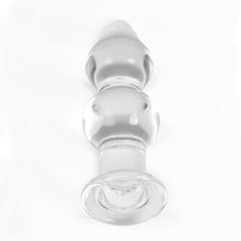 Load image into Gallery viewer, Epichao Clear Glass Anal Plug G-spot Massager Crystal Butt Plug Expander Anal Sex Toys for Couples (5.9&quot;)
