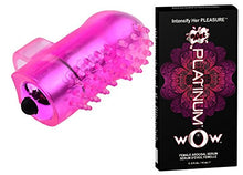 Load image into Gallery viewer, Finger Vibrator Bundled with 1/2 Ounce Tube of Wet Wow Clitoral Arousal Gel
