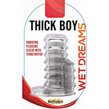 Load image into Gallery viewer, Hott Products Thick Boy Turbo Sleeve - Clear
