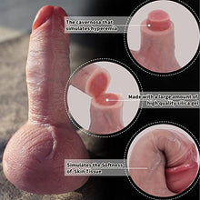 Load image into Gallery viewer, 5.91 Inch Huge Realistic Dildo, Thick Dildos with Suction Cup for Hands-Free Play, Soft and Skin-Friendly for G-spot and Anal Play, Adult Sex Toys for Men and Women
