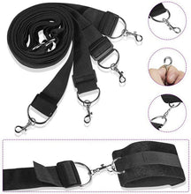 Load image into Gallery viewer, Neck to Wrist Bondaged Restraints Sex Set Sexy Straps for Couples Bed Restraints for Couples Queen Bed Bondaged Kit Adult Sexy Handcuffs Ties Restraints for Women Kit Bedroom Toys Blindfolds Sweater-1
