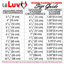 Load image into Gallery viewer, LeLuv Male Vacuum Pump Cylinder Eyro Large 1/2 inch Wide Flange and Female Quick-Disconnect Fitting 2 inch Diameter x 9 inch Length
