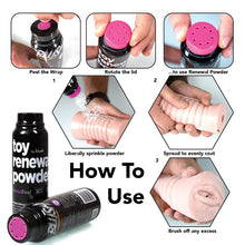 Load image into Gallery viewer, Blush Toy Renewal Powder - Renewing Powder for Self Lubricating TPE Strokers and Dolls for Men - Renew and Refresh Your Dildo - Dust Sex Toy to Feel Real - Squeeze Bottle - White Powder
