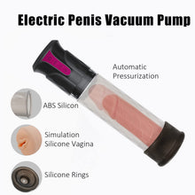 Load image into Gallery viewer, Auto Vacuum Suction Penis Pump Sex Toy for Men, Rechargeable Male Penis Enlarger Automatic Vacuum Enhancement Pump Realistic Vagina Pocket Pussy for Blowjob Masturbation Mens Penis Stimulation
