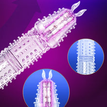 Load image into Gallery viewer, ser of 3 Dick Sleeve Crystal Dick Extender Extension Sleeve Dick Extension Cover Sleeve
