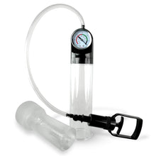 Load image into Gallery viewer, LeLuv Master Gauge Electric Penis Pump 2.4 inch Diameter T-Grip Handle Bundle with Magic Sleeve Masturbator Cylinder Seal
