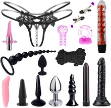 Load image into Gallery viewer, Bed Restraints Bondaged Kit Adult for Couples Sexy Adjustable Straps Handcuffs Sex Accessories Sling Play Ties Ankle and Wrist Rope Restraints for Women Kit Bed Set Funny Toy Sweater F15
