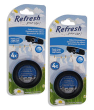 Load image into Gallery viewer, Refresh Your Car Discrete Odor Eliminating Ring (Fresh Linen, 2 Packs)
