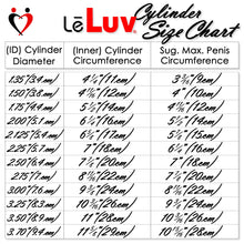 Load image into Gallery viewer, LeLuv Maxi Red Vibrating Penis Pump for Men + Gauge and Cover Bundle with 9 inch x 2.50 inch Cylinder and Black Silicone Sleeve and 4 Constriction Rings
